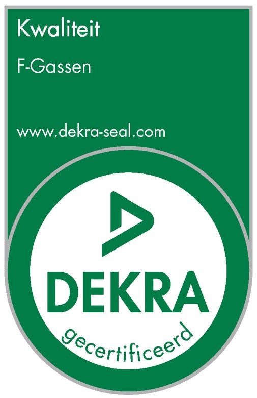 DEKRA F-Gassen gecertificeerd